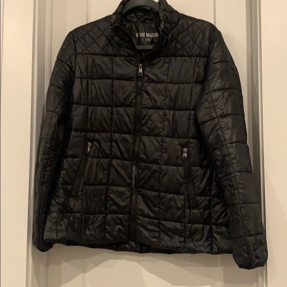Steve Madden Jackets & Blazers - Steve Madden Lightweight Black Puffer
